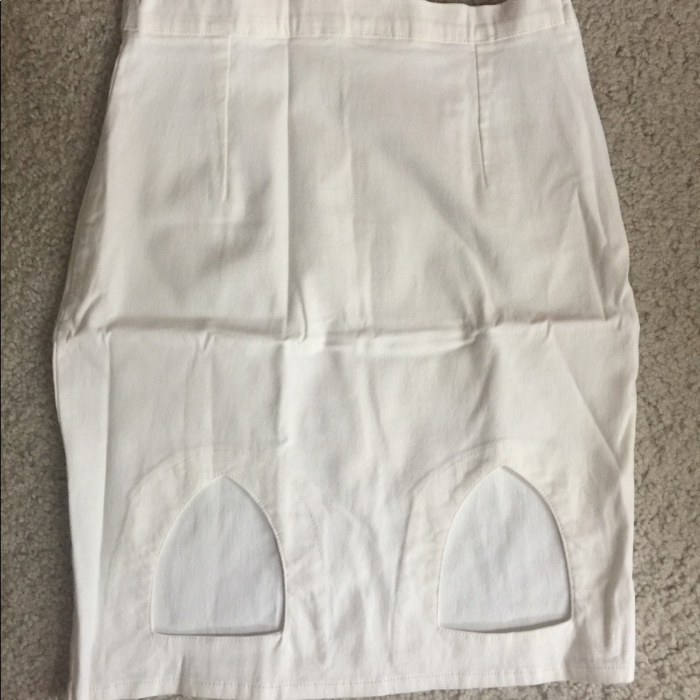 Pencil skirt with cutout detailing